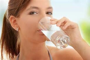drinking water in a diet for the lazy