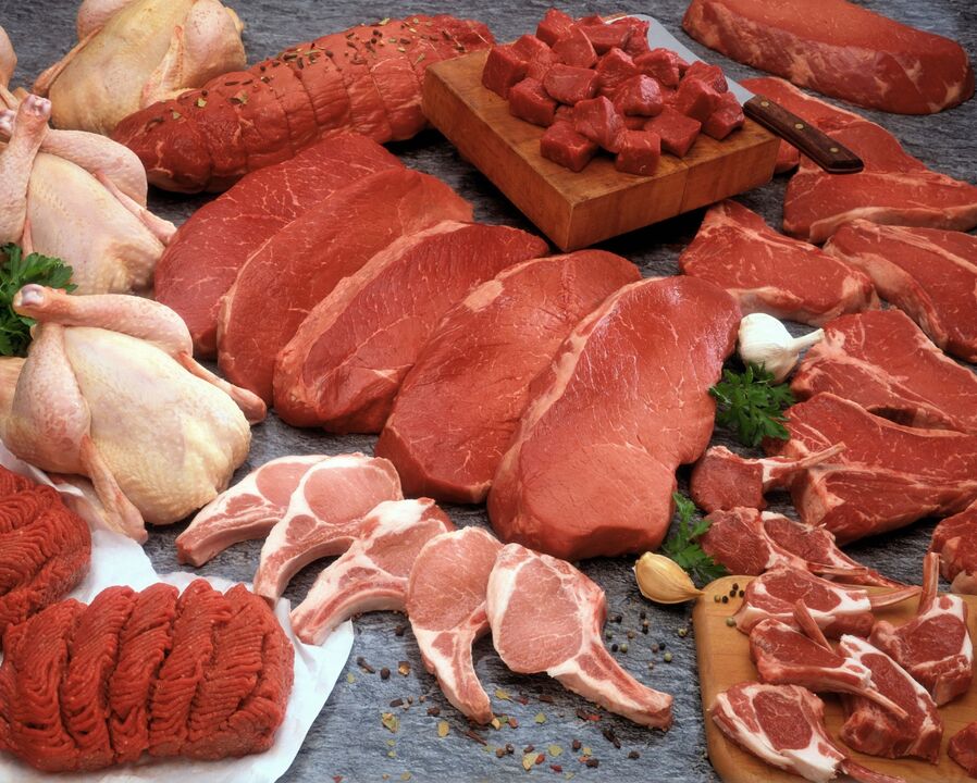 meat products in a blood group diet