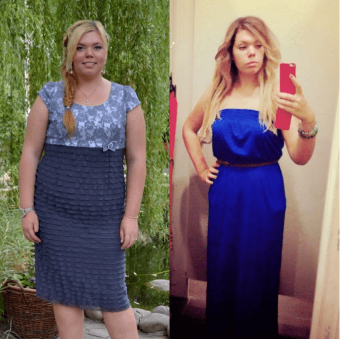 Drinking the diet before and after